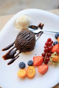 Berries and dark chocolate